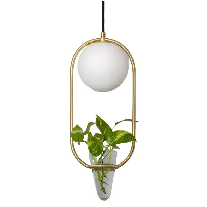 Lampa wisząca Milano ABR-LWU-E27 Abruzzo 1xE27 40W Szkło, Metal Złoty Tani