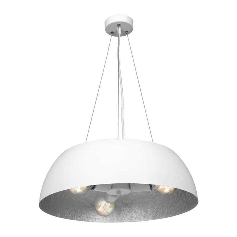 Lampa wisząca MORGAN MLP4477 Milagro 3xE27 60W Metal Biały Tylko dziś