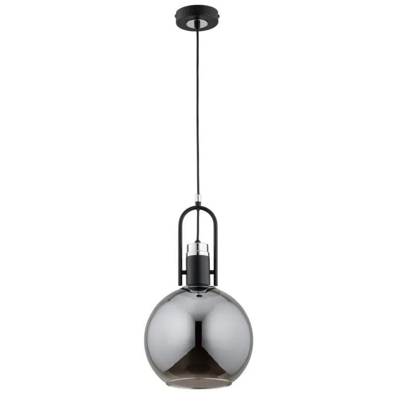 Lampa wisząca Movena 61276 Alfa 1xE27 LED Metal Czarny - Chrom Zamów teraz