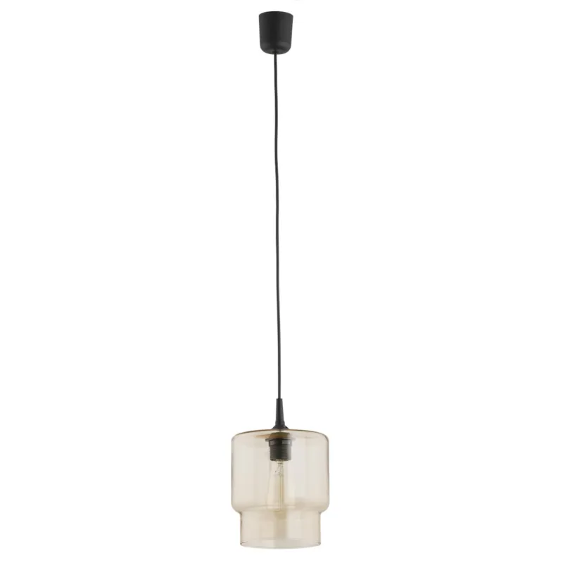 Wybór klientów Lampa Wisząca Newa 3273 Argon 1xE27 15W Szkło, Słomkowy