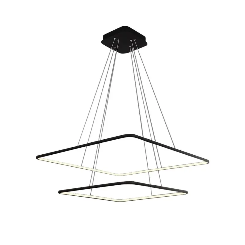 Promocja Lampa wisząca NIX ML518 Milagro 50W LED Metal + Akryl Czarny