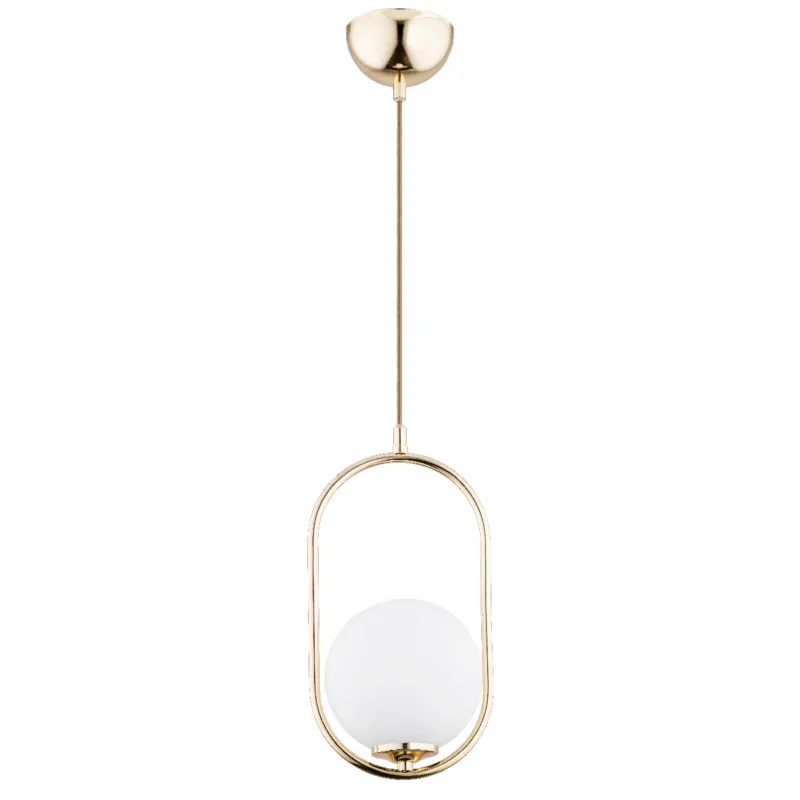 Lampa wisząca Noval 60698 Alfa 1xE14 LED Metal/Szkło Złoty Obniżka ceny