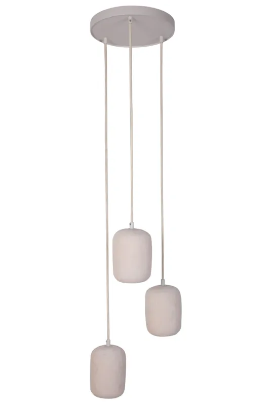 Dodaj do koszyka Lampa wisząca OLO Sigma Lighting 3XGU10 MAX 10W LED Stal lakierowana Beż/Beż