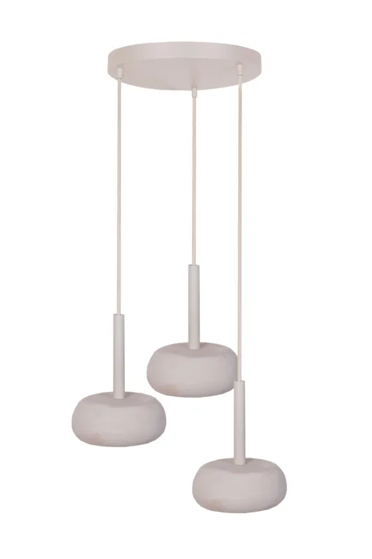 Lampa wisząca OTTO Sigma Lighting 3x GX53 MAX 12 W LED Stal lakierowana Beż/Beż Kup online