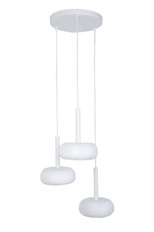 Lampa wisząca OTTO Sigma Lighting 3x GX53 MAX 12 W LED Stal lakierowana Biały/Biały Dodaj do koszyka