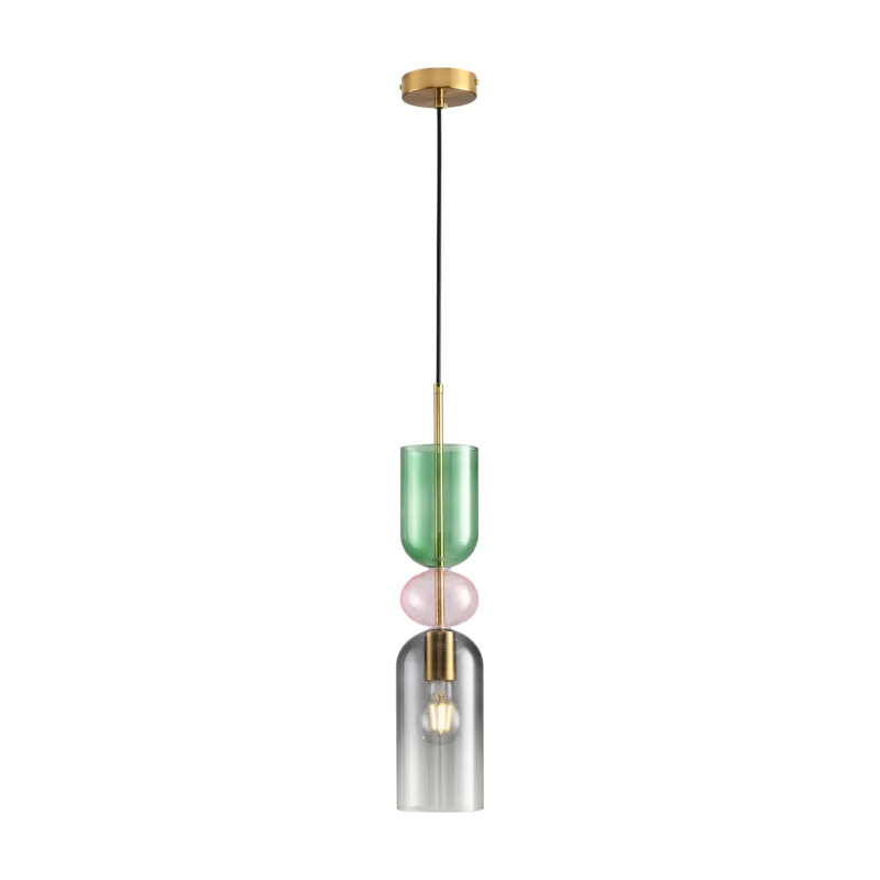 Lampa wisząca Pastello Green ST-DN399B Step into Design 1xE27 40W Metal Złoty Najlepsza cena