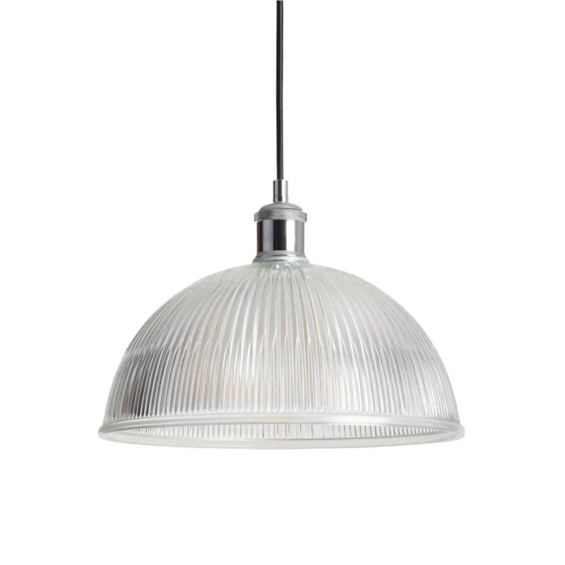 Wyjątkowa oferta Lampa wisząca Pigali ABR-LWS-PIT Abruzzo 1xE27 20W Szkło, metal Przezroczysty