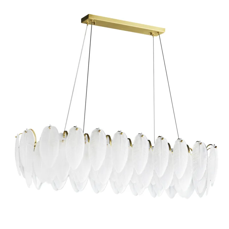 Bezpieczne zakupy Lampa wisząca Piuma Long ST-6289-10C Step into Design 10xE14 20W Metal Biały