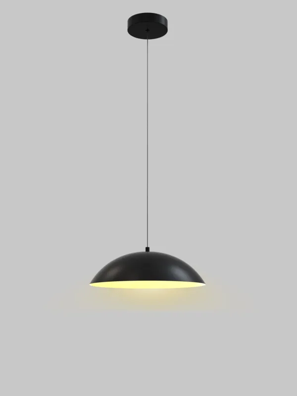 Super okazja Lampa wisząca pojedyncza Rosskoff 6001-104 Aviano Lighting 1xLED 19W Metal Czarny Mat / Złoty