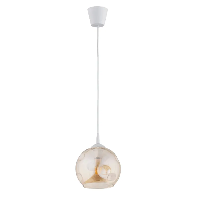 Dostępne od ręki Lampa wisząca Polon 61295 Alfa 1xE27 LED Tworzywo/Szkło Biały
