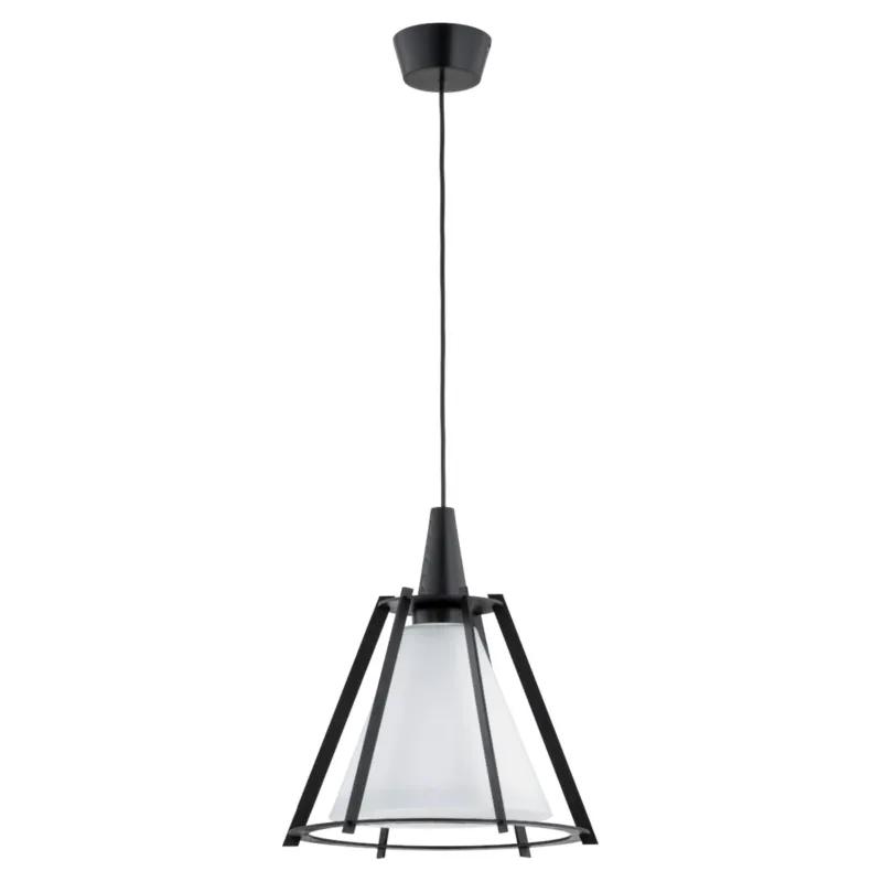 Lampa wisząca Pomona 61365 Alfa 1xE27 LED Metal Czarny Premium