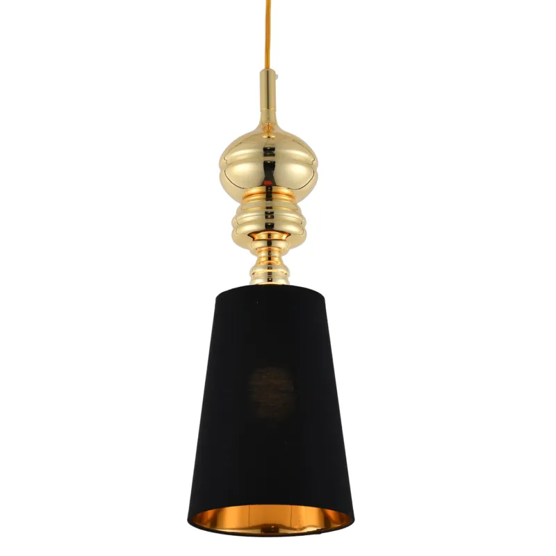 Ostatnia szansa Lampa wisząca Queen MP-8846-18 black gold Step into Design 2xE27 60W Metal/Tworzywo Złoty