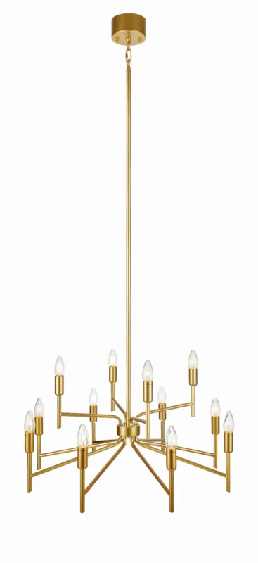 Wysoka jakość Lampa wisząca Regent 108106 Markslojd 12xE14 40W Złoty