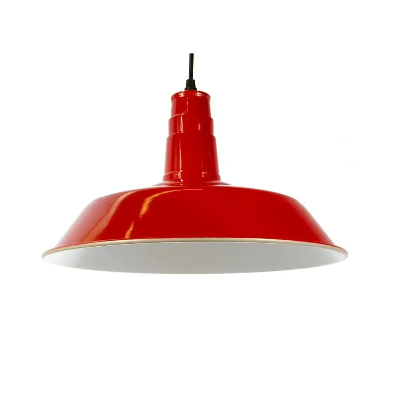 Lampa wisząca RETRO ABR-LWRG-R Abruzzo 1xE27 20W Metal Czerwony Tani