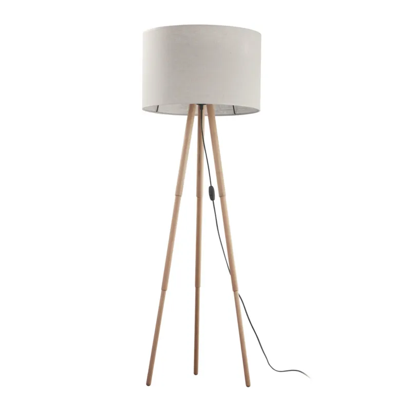 Lampa podłogowa TOKYO 5284 TK Lighting 1xE27 15W Tkanina Len naturalny Najlepsza cena