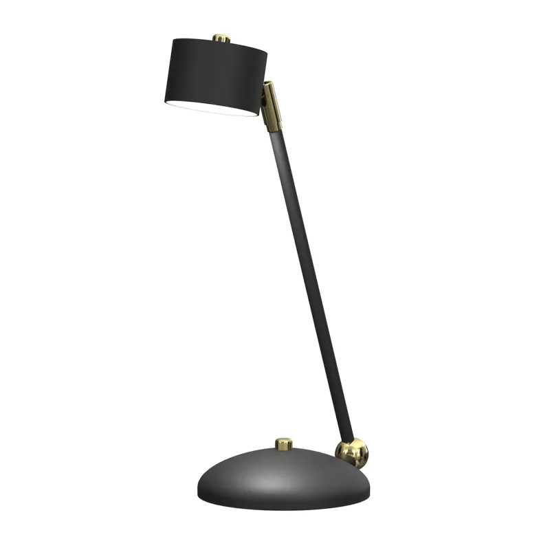 Lampa stojąca biurkowa ARENA MLP7764 Milagro 1xGX53 Metal Czarny / Złoty Tani