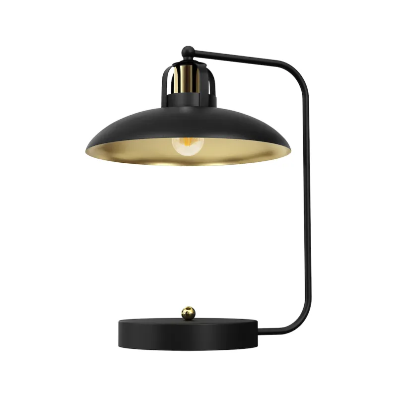 Lampa stojąca biurkowa FELIX MLP8908 Milagro 1xE27 60W Metal + Plastik Czarny / Złoty Wysoka jakość