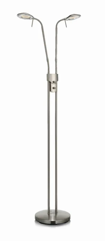 Dostępne od ręki Lampa stojąca podłogowa Hudson 105583 Markslojd 2xFIXED LED 6W Stal