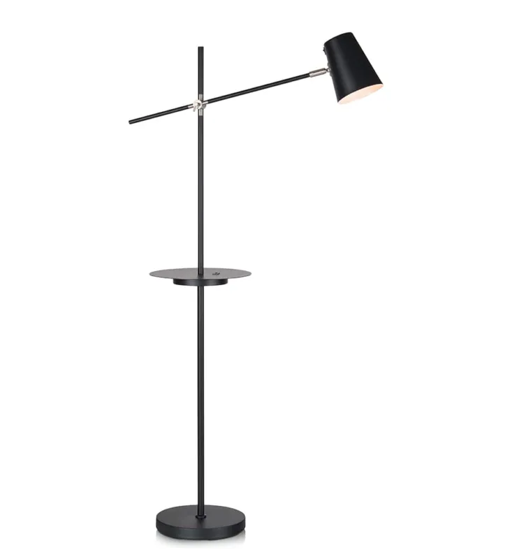 Lampa stojąca podłogowa Linear 107307 Markslojd 1xE14 40W Czarny Premium