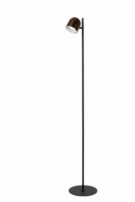 Lampa stojąca podłogowa SKANSKA RECH 03749/03/96 Lucide 1x3W LED Metal Brązowy/Czarny Zamów dziś