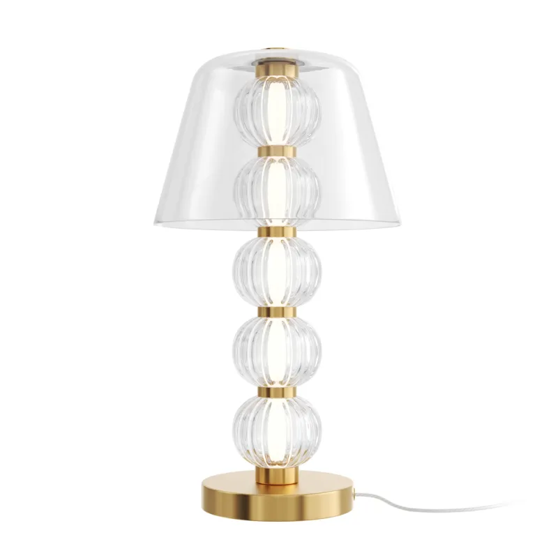 Lampa stojąca stołowa Amulet MOD555TL-L8G3K Maytoni LEDx10W Metal/Szkło Złoto/Przezroczysty Zamów dziś