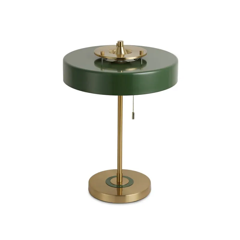 Dodaj do koszyka Lampa stojąca stołowa Bankierki ABR-BAQUERO Abruzzo 3xE27 20W Metal/Szkóło Zielony