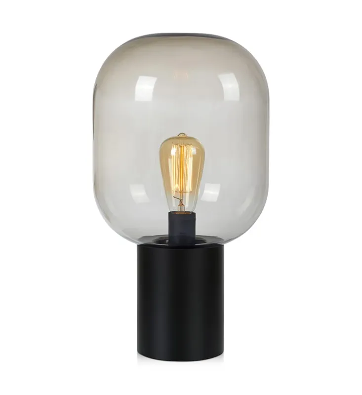 Nowość Lampa stojąca stołowa Brooklyn 107481 Markslojd 1xE27 60W Metal Czarny