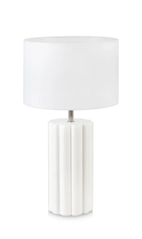 Bezpieczne zakupy Lampa stojąca stołowa Column 108220 Markslojd 1xE14 18W Ceramika Biały