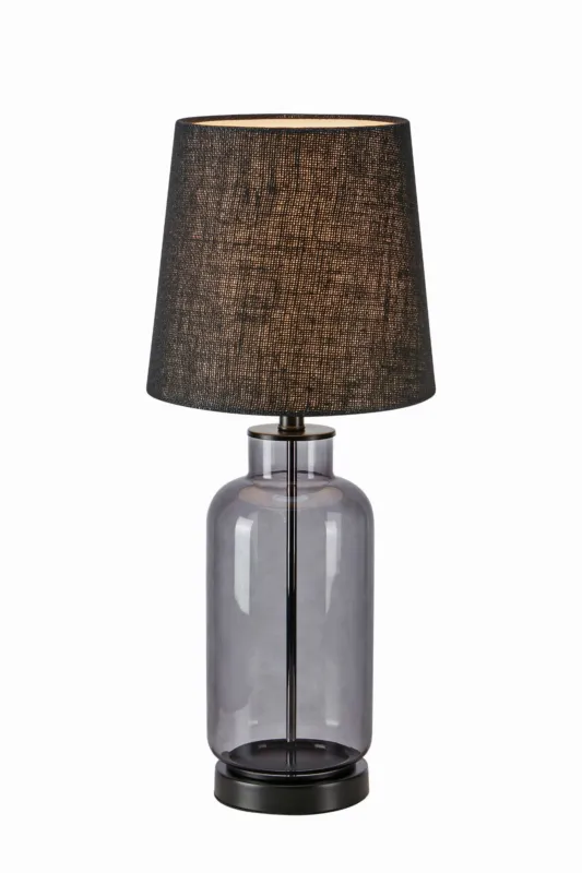 Bezpieczne zakupy Lampa stojąca stołowa Costero 108696 Markslojd 1xE27 40W Szkło Przydymiony