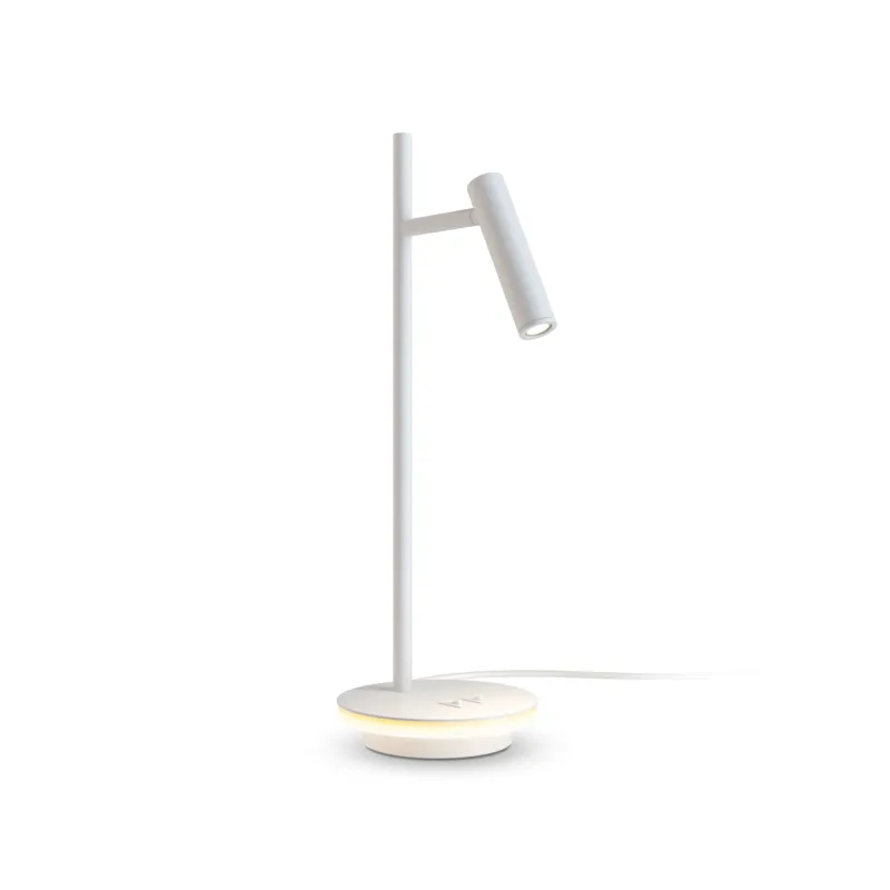 Łatwy zwrot Lampa stojąca stołowa Estudo Z010TL-L8W3K Maytoni LEDx9W Metal/Metal Biały/Biały