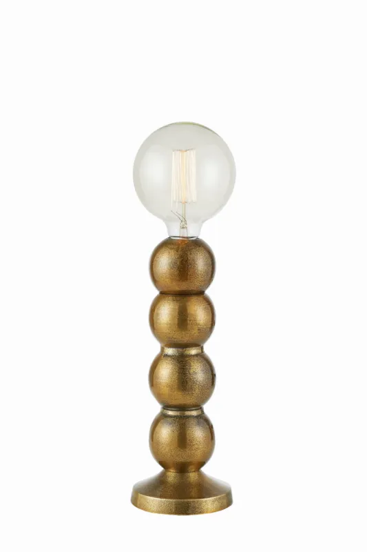 Lampa stojąca stołowa Gong 108780 Markslojd 1xE27 40W Aluminium Złoto Łatwy zwrot