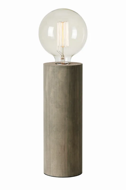 Ekspresowa dostawa Lampa stojąca stołowa Legna 108756 Markslojd 1xE27 40W Drewno Stained szary