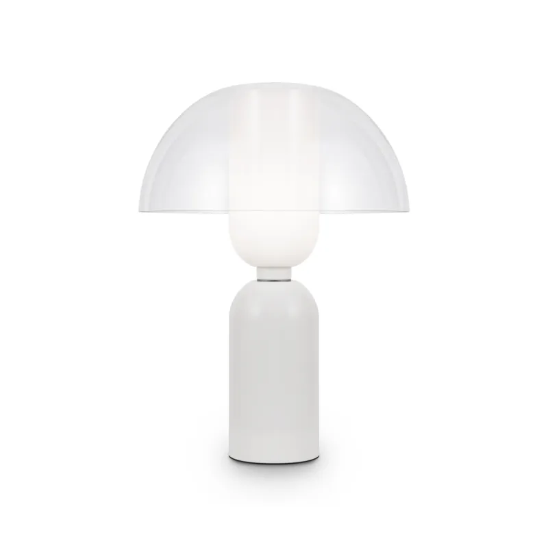 Wyprzedaż Lampa stojąca stołowa Memory MOD177TL-01W Maytoni E14x40W Metal i ceramika/Szkło Biały/Przezroczysty