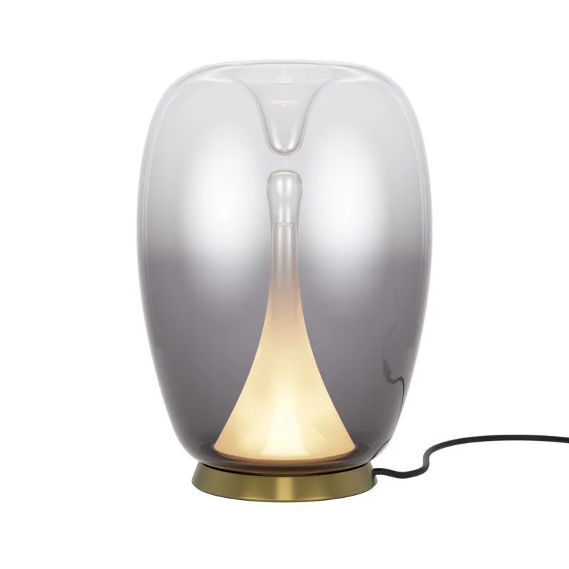 Tani Lampa stojąca stołowa Splash MOD282TL-L15G3K Maytoni LEDx9W Aluminium/Szkło Złoto/Przydymiony