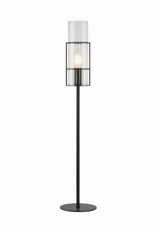 Bestseller Lampa stojąca stołowa Tubo 108556 Markslojd 1xE14 40W Metal Czarny
