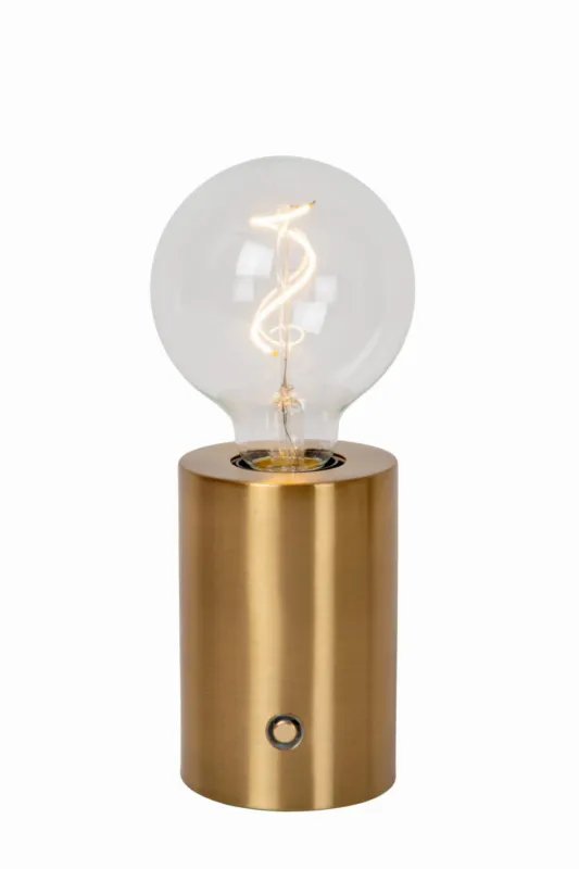 Lampa stojąca stołowa VIVO 52502/01/02 Lucide 1x1W E27 Metal Złoty/Biały Szybka dostawa