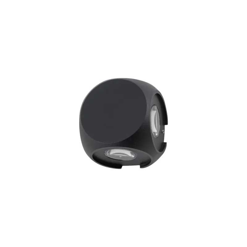 Lampa zewnętrzna ścienna natynkowa PATRAS LED 9115 Nowodvorski LED 1W IP54 Aluminium lakierowane Czarny Darmowy zwrot