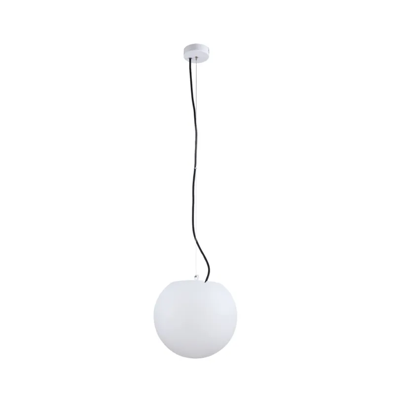 Promocja Lampa zewnętrzna wisząca CUMULUS M 9715 Nowodvorski 1xE27 25W only LED IP65 Tworzywo sztuczne PE Biały