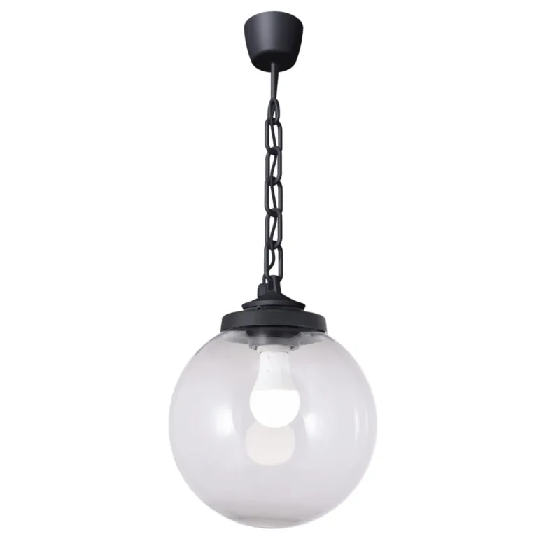 Dodaj do koszyka Latarnia wisząca FMG-SICAR-GLOBE-BLK Fumagalli Sicar 1xE27 23 W Żywica/Poliwęglan Czarny