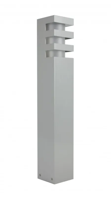 Nowość Słupek ogrodowy lampa stojąca RADO 2 AL SU-MA E27, 1 x 18 W, 230 V Srebrny