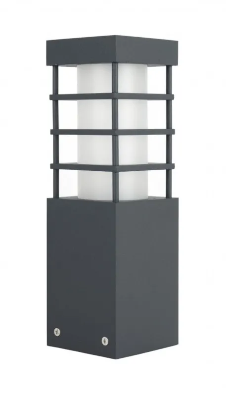 Szybka wysyłka Słupek ogrodowy lampa stojąca RADO II 3 DG SU-MA E27, 1 x 18 W, 230 V Ciemny popiel