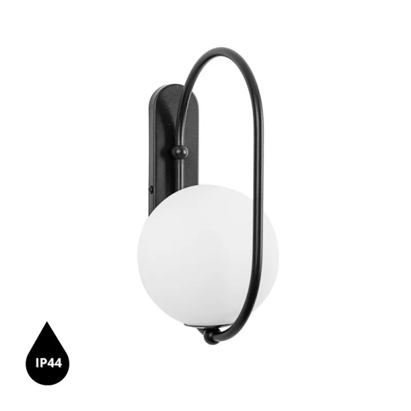 Zamów teraz Kinkiet KOBAN D czarny IP44 - UMMO Lighting