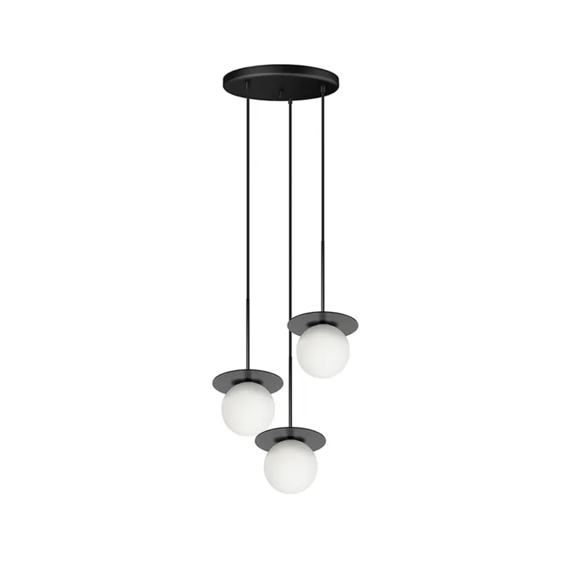 Ekspresowa dostawa Lampa wisząca BORRA B 3P czarny G9 - UMMO Lighting