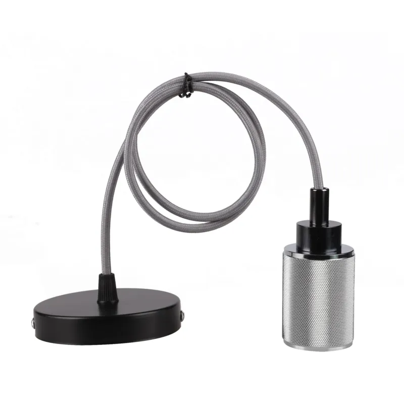 Okazja Lampa wisząca Candellux Zawiesie czarna z chromem 1×E27