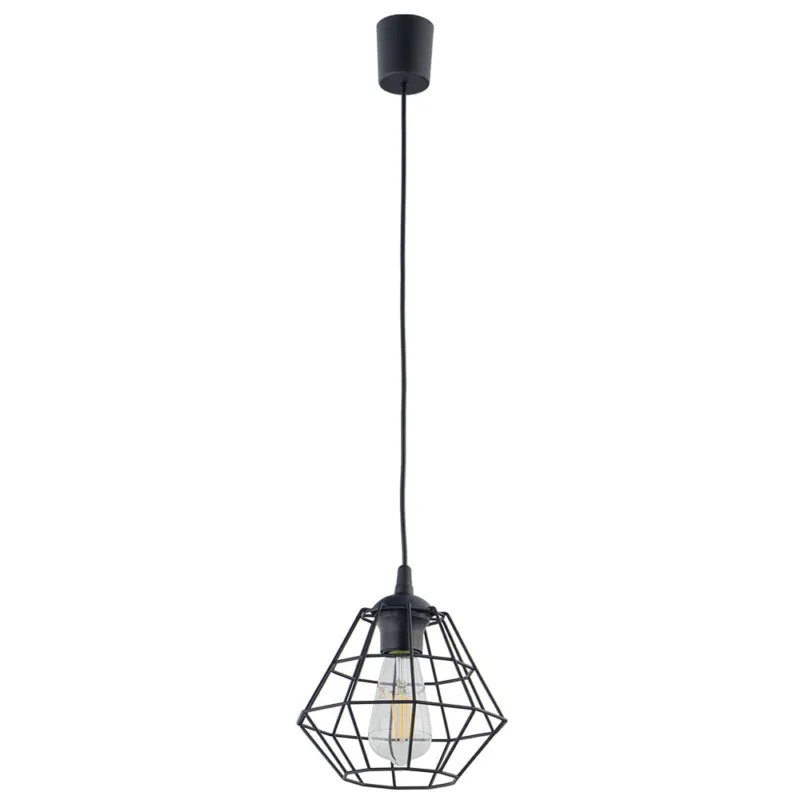 Zamów teraz Lampa wisząca Diamond New Black 1x E27 - TK Lighting