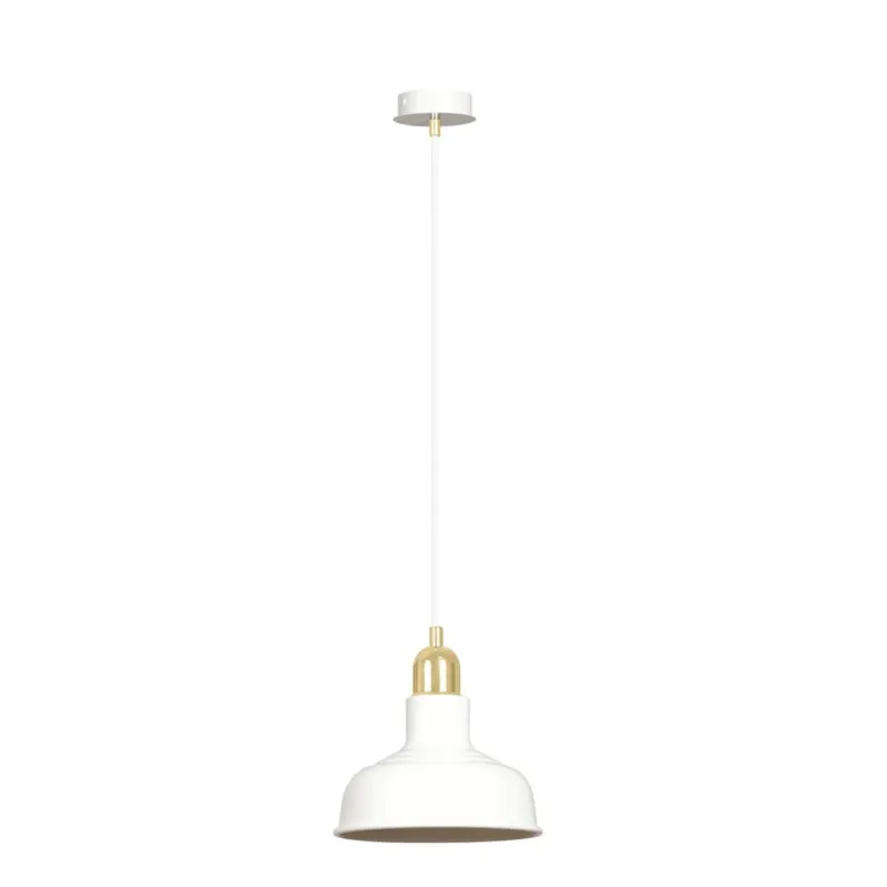 Najlepsza cena Lampa wisząca Emibig Ibor 1 biała E27