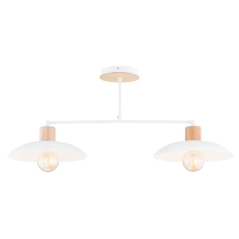Ekspresowa dostawa Lampa wisząca Emibig Kobe 2 biała 2×E27