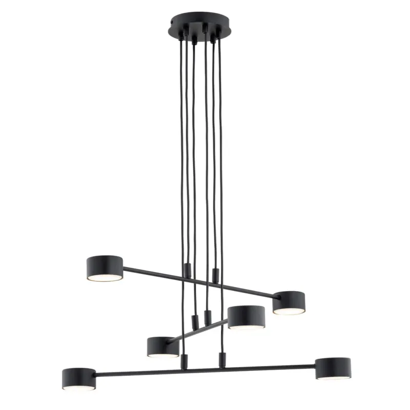 Promocja Lampa wisząca Emibig Modus 6 czarna 6×GX53