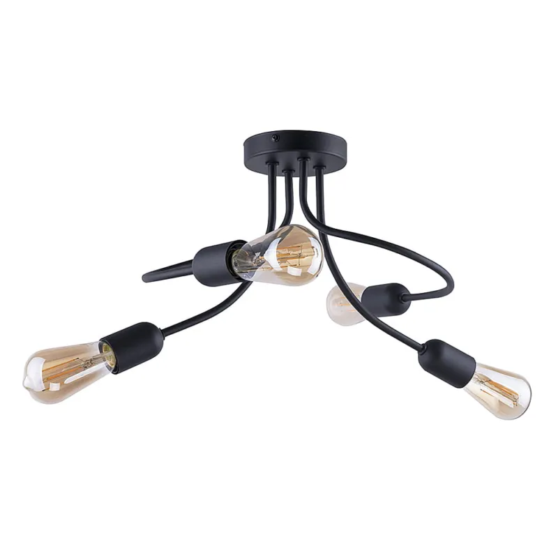 Oferta limitowana Lampa wisząca Fado Black 4x E27 - TK Lighting