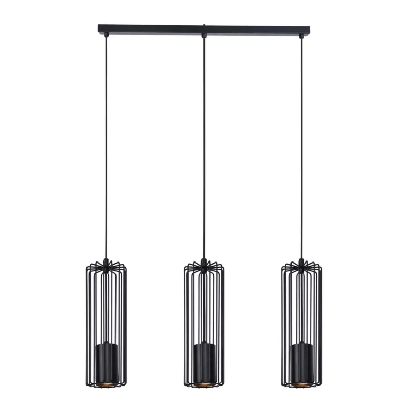 Szybka wysyłka Lampa wisząca FALCON K-4931 Czarny 3 źr., GU10, 10W LED - Kaja
